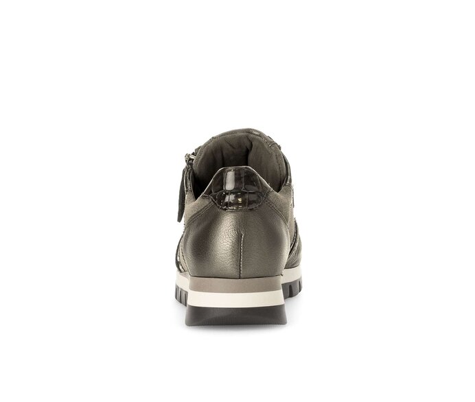 Gabor Sneaker Low Grau - Materialmix Leder