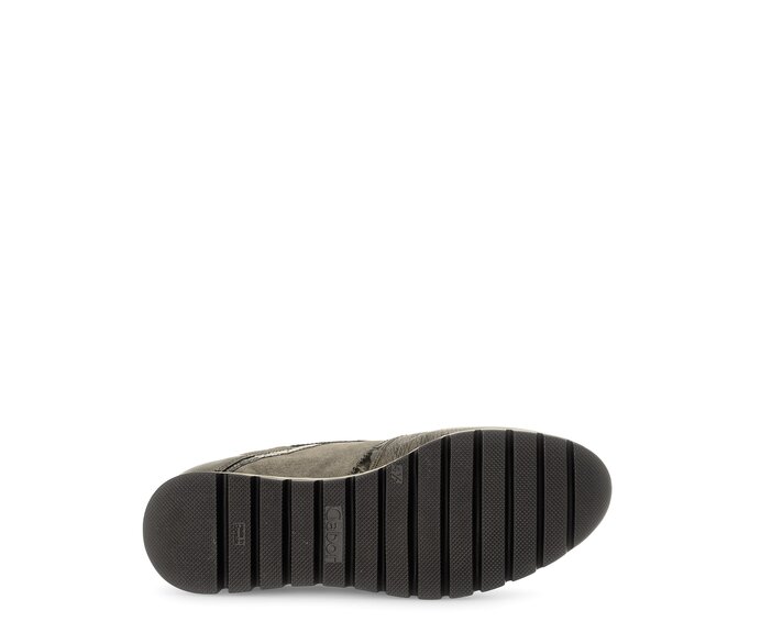 Gabor Sneaker Low Grau - Materialmix Leder