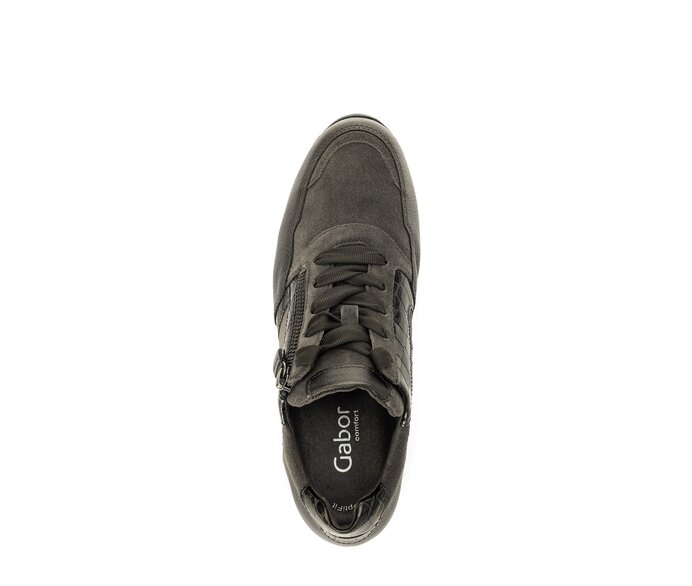 Gabor Sneaker Low Grau - Materialmix Leder