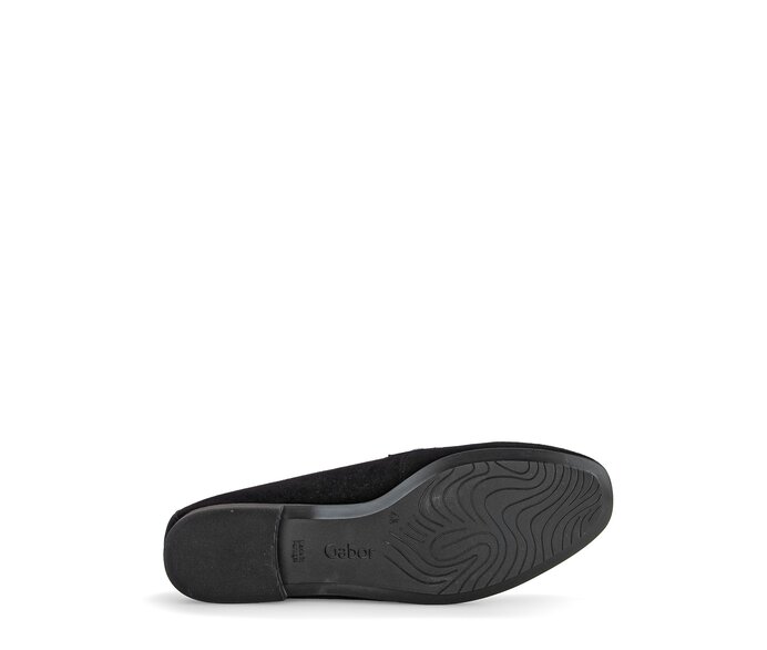 Gabor Slipper Schwarz - Rauleder