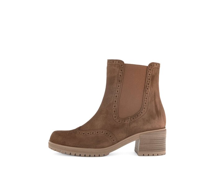 Gabor Chelsea Boot Braun - Rauleder
