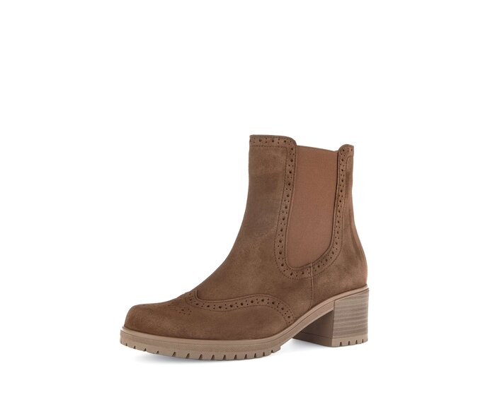 Gabor Chelsea Boot Braun - Rauleder