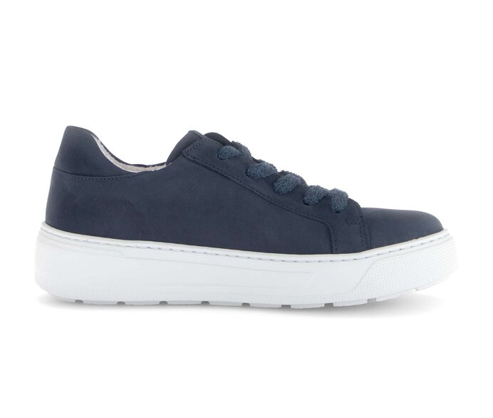 Gabor Sneaker Low Blau - Rauleder