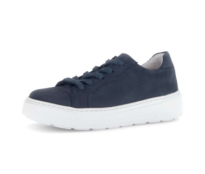 Gabor Sneaker Low Blau - Rauleder