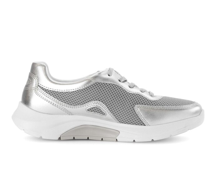 Gabor Sneaker Low Silber - Textil
