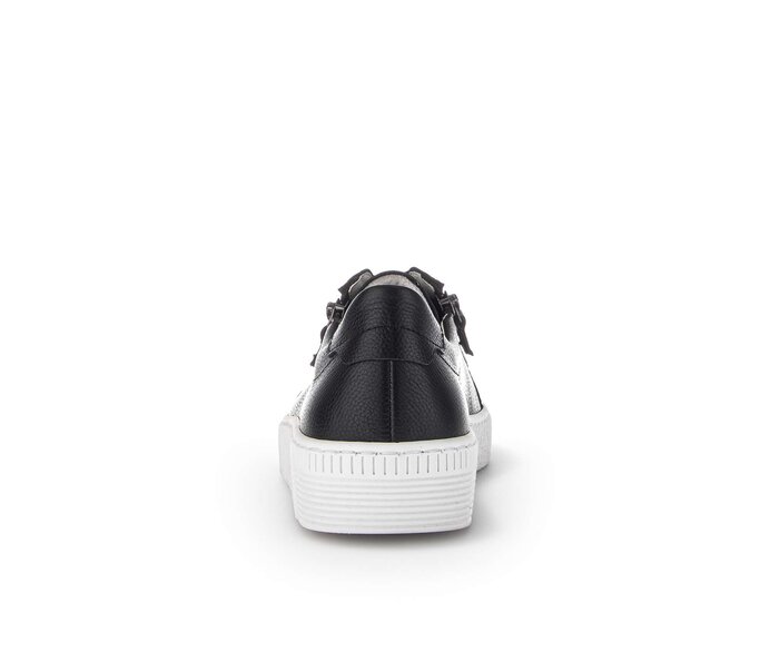 Gabor Sneaker Low Schwarz - Glattleder