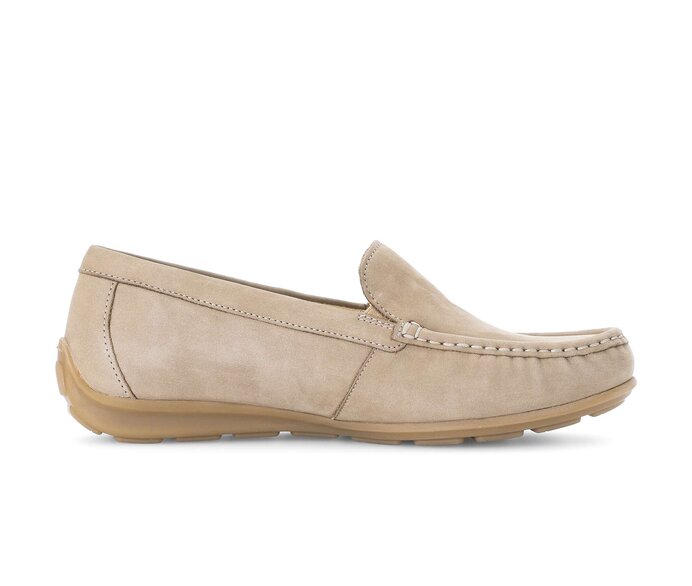 Gabor Mokassin Beige - Rauleder