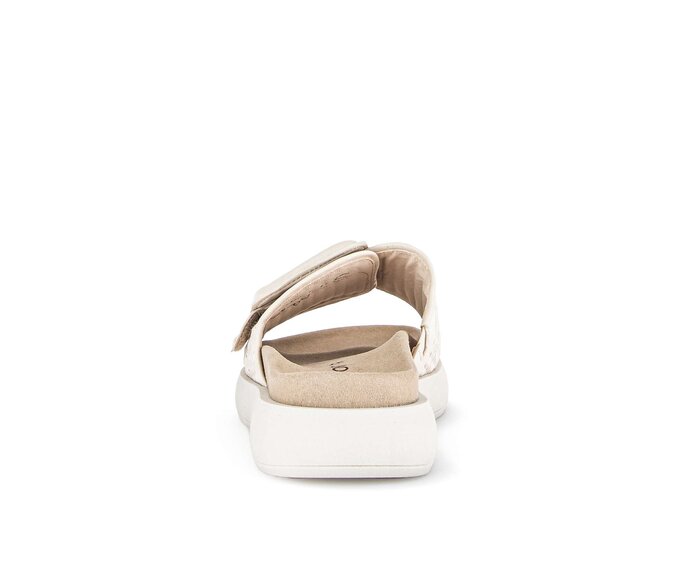Gabor Pantolette Beige - Materialmix Leder/Lederimitat